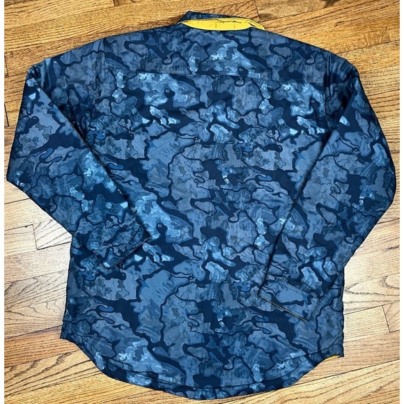 HUK Ballast Reversible Jacket Men's Sz Large Quilted Fishing Coat Blue Outdoor - Picture 6 of 8